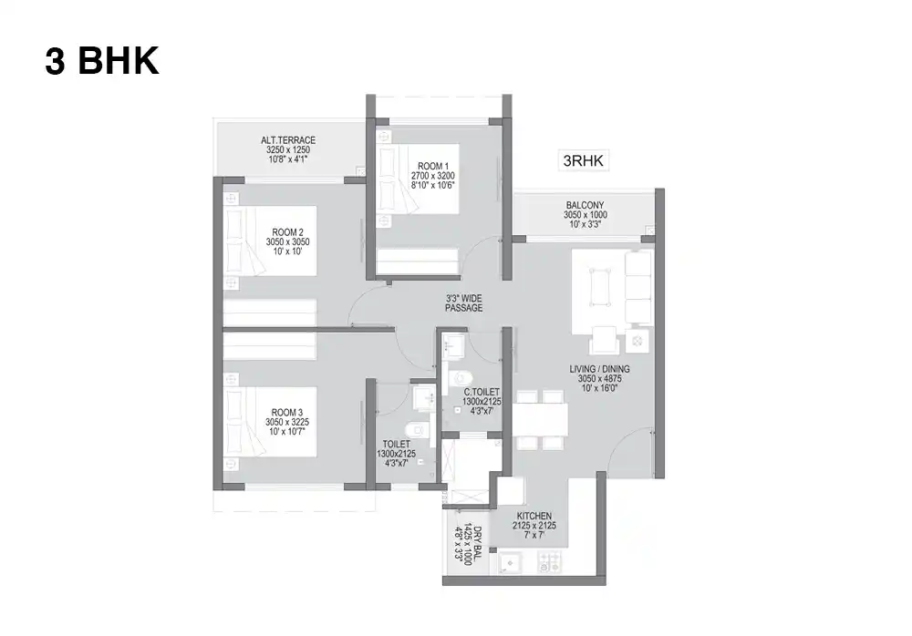 3 BHK
